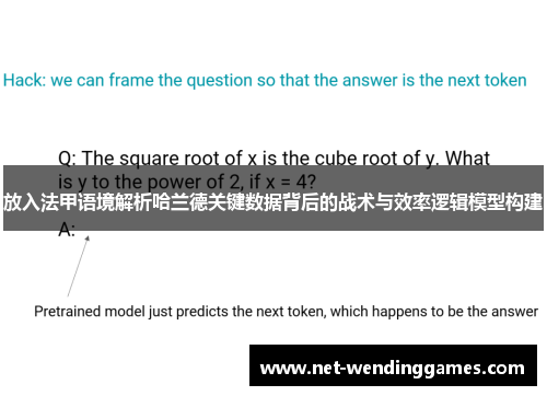 放入法甲语境解析哈兰德关键数据背后的战术与效率逻辑模型构建 放入法甲语境解析哈兰德关键数据背后的战术与效率逻辑模型构建